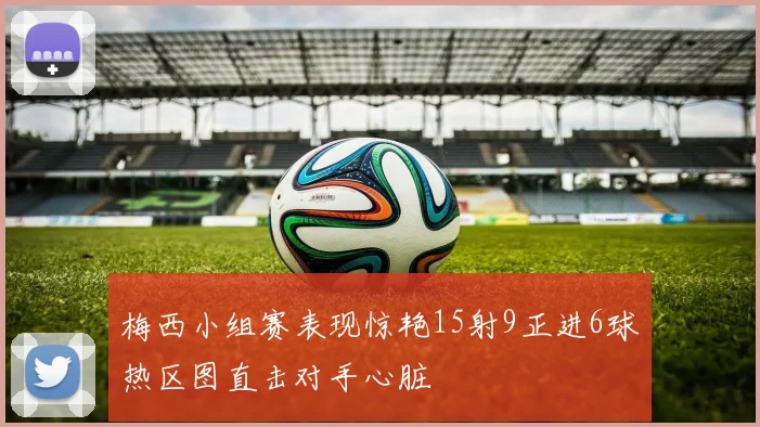 梅西小组赛表现惊艳15射9正进6球热区图直击对手心脏